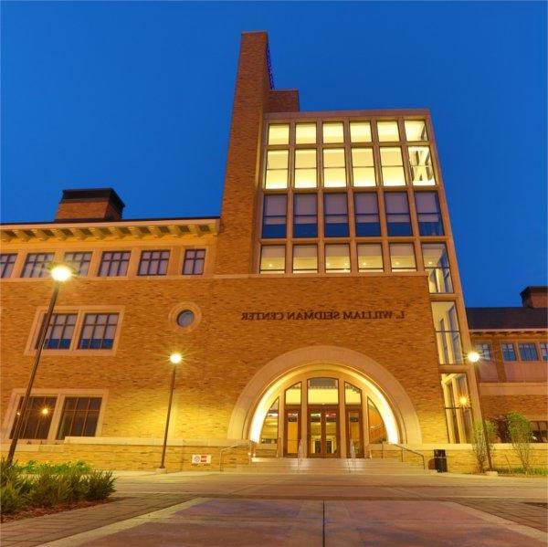 Exterior photo of Seidman College of Business